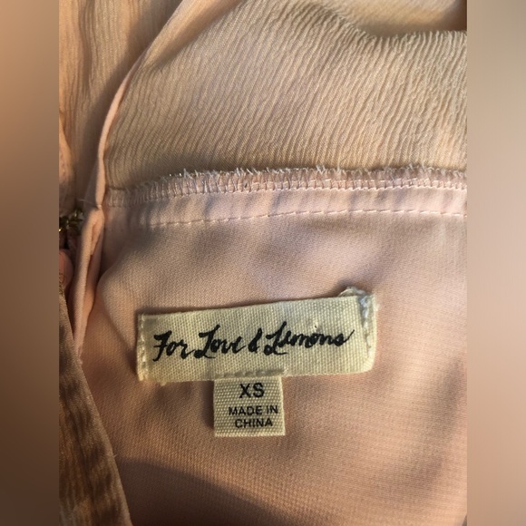 FOR LOVE AND LEMONS Gilded Star mini dress rose gold - Picture 8 of 10